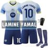 2526 Camiseta de Fútbol Color Degradado Edición Especial Tejido de Secado Rápido Nuevo Modelo Conmemorativa Leyenda del Barcelona No. 10 Jersey Yamal
