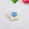 Acessórios de Flores de Tricô Coloridas em Forma de Pom Pom Flor de Lã Tricotada DIY Roupas Infantis Calçados Chapéu Acessórios para Penteado
