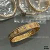 Pulsera Calidoscopio Chapada en Oro Rosa de 18K Pulsera de Trébol de Cuatro Hojas Joyería Regalo de San Valentín de Alta Gama para Mujeres