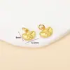 Colgante de Paz y Alegría Chapado en Oro Antiguo que Conserva el Color Accesorios para Joyería DIY Colgante de Campana Venta al por Mayor
