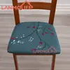 Funda de Silla Elástica Estampada Transfronteriza Todas las Estaciones Universal Seda de Leche Estilo Simple Decoración de Hogar y Restaurante Funda de Asiento de Silla a Prueba de Polvo