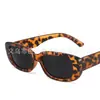 Óculos de Sol Taizhou Duqiao Estampa de Leopardo Moda Europeia e Americana 2024 para Homens e Mulheres, Proteção Solar, Armação Quadrada de Alta Qualidade