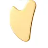 Tabla Gua Sha de Acero Inoxidable, Paleta de Colores, Herramienta de Belleza Masajeador Facial de Metal, Tabla de Masaje en Stock, Multifuncional