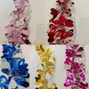 Decoraciones Navideñas Transfronterizas, Cintas Navideñas, Decoraciones para Lugares Festivos, Serpentina de Corazón Doble para San Valentín, Cintas para Fiestas