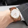 Lucky Fox Nuevo Lujo Ligero Tendencia de Moda Dial de Zorro Reloj de Cuarzo de Cuero Real para Pareja