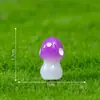 Terrario de musgo, accesorios de resina de hongos brillantes en miniatura, decoraciones DIY para jardinería y paisajismo, adornos de escritorio en miniatura