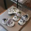Zapatos estilo papá para niños, zapatillas de malla transpirable de otoño para niños y niñas, zapatos modernos ligeros antideslizantes, zapatos casuales para niños mayores