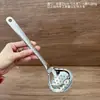 Aço Inoxidável 304 Colher de Sopa Doméstica para Cozinha Colher de Sopa para Panela Quente Escorredor conjunto Colher de Sopa Grande com Cabo Longo Colher Aprofundada