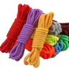 Cordones para Senderismo al Aire Libre Fútbol Deportes Baloncesto Casual Cuerda Redonda de Poliéster de 16 Hilos En Stock 5mm