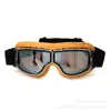 Gafas Kading gafas retro gafas de motocicleta gafas protectoras gafas Harley gafas T13 marco plateado