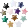 Cristal Natural No Poroso Transfronterizo 12 Piezas Estrella de Cinco Puntas con Tarjeta Juego de Regalo de Joyería DIY Decoración