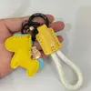 Colgante llavero de cuero Año del Caballo, un práctico regalo de Año Nuevo con temática de caballo zodiacal, un amuleto de la suerte y una correa para teléfono de aleación de zinc