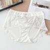 Ropa Interior Sexy de Encaje para Mujer, Alta Elasticidad, Transpirable, Entrepierna Antibacteriana, Sin Costuras, No Pellizca, Shorts Triángulo con Entrepierna Antibacteriana