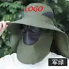 Chapéu Masculino, Chapéu de Sol, Proteção Solar, Guarda-Sol, Chapéu de Pescador, Chapéu Outdoor para Montanhismo Masculino e Feminino com Aba Larga Vazado