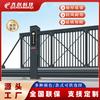 Aleación de Aluminio Eléctrica Puerta Colgante Sitio de Construcción Comunitario Puerta Corredera Lineal Unidad Escolar Fábrica Hogar Puerta Colgante Plegable