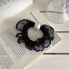 Gomita Pequeña de Satén de Alta Gama Estilo Francés, Sencilla y Elegante, Goma Elástica de Alta Elasticidad para Chongos y Coletas
