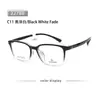 Casual de Negocios 22780 Ligero y Duradero Tr90 Gris Coco Montura para Gafas Estilo Coreano Sencillo Aspecto de Alta Inteligencia Montura para Gafas de Prescripción