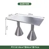 Restaurante Occidental de Cadena Restaurante de Barbacoa Cabina de Acero Inoxidable Sofá Estilo Industrial Restaurante de Hot Pot Juego de Mesa y Sillas para Comedor
