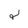 Venta al por mayor de fabricante Transfronterizo Acero inoxidable Galvanizado Moda Forma de Corazón Barra Recta Forma de 7 Forma de 5 Barra Joyería para Piercing de Nariz Venta al por mayor