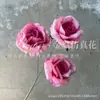 3 Rosas Grandes, Diseño de Escenario de Boda, Decoración de Pared de Flores, Flores Artificiales, Accesorios para Fotos, Rosas de Diamante
