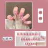 Roupas de outono e inverno unhas cor Curry placa de unha patch de unha Nuogu patch de unha placas de unha postiças unhas postiças unhas postiças nail art produtos acabados