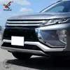 Adequado para Mitsubishi 18 Eclipse Cross Para-choque Dianteiro Faixa Brilhante Canto Dianteiro Decorativo Para-choque Dianteiro