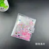 Mini ins Libro de Hojas Sueltas Corazón de Niña Unicornio lentejuelas arena movediza cuaderno de notas manual cuaderno de estudiante