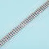Venta Directa de Fábrica Transfronteriza Tira de Pedrería de 3 Filas con Borde de Pedrería de 4 mm Codigo de Barras Adorno de Pedrería Accesorios de Decoración DIY para Ropa Zapatos Vestidos