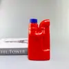 Venta al por mayor puntual del fabricante Botella de plástico de 500 ml Rojo-Naranja Agente dragador de alcalinidad de orina Agente dragador de alcantarillas Botella de embalaje