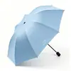 Paraguas para lluvia y sol, manual, unisex, paraguas con protección solar recubierto de negro al 70% de descuento, doble propósito, protección solar, protección UV, gran cantidad en stock