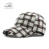 Boné de Baseball Xadrez Moda Estilo Coreano para Mulheres e Homens, Adequado para Proteção Solar ao Ar Livre na Primavera, Verão e Outono