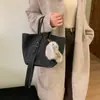 Bolso Cruzado Casual Retro Simple para Hombro Moda Nuevo Bolso Cruzado 2025 Otoño e Invierno Bolso Cubo de Moda para Mujer