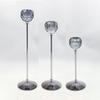 Porta-Vela Taça de Vinho Europeu Ferro Galvanizado Dourado Porta-Vela Simples Romântico Jantar à Luz de Velas Mesa de Jantar Decoração de Casamento