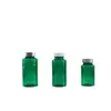 Stock Listo de Botellas de Plástico para Cuidado de la Salud, Botellas de Plástico de Gran Capacidad de 120-200 ml, Botellas Transparentes Verdes de PET de Boca Ancha