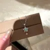 Collar Estrella Brillante Río Estrellado Azul Soñador Estrella de Cinco Puntas 2026 Nuevo Exquisito Cadena para Clavícula de Temperamento de Lujo Ligero Personalizado