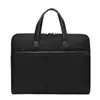 Bolsa para Laptop al por Mayor, Bolsa Sencilla de Negocios para Conferencias, Bolsa para Documentos de Gran Capacidad, Bolsa para Información con Cremallera, Logo Impreso