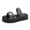 Sandalias de Malla Elegantes para Mujer, Calzado de Verano para Exteriores, Chanclas de Playa con Estilo, Nuevas Sandalias de Suela Gruesa 2026 para Mujeres Embarazadas