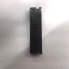 Conector de par de bocina 40p 2,54 mm, doble fila ranurada, convexo simple, carcasa de goma 2*20, conector macho de bocina 2545-40p
