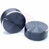 Tapa de Perilla Grande de Potenciómetro de 48 mm de Aleación de Aluminio Negro Aluminio Plástico de Alto Brillo para Equipo Mezclador de Audio Amplificador