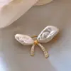 Broche Antiexposição Laço de Fita High-End Luxo Versátil Alfinete Simples Acessório Antiexposição para Terno