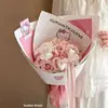 Papel de Presente de Flores Frescas Desenho Animado Papel de Presente de Flores com Estampa Fofa Suprimentos Florais à Prova d'Água Papel de Embrulho para Buquês de Floricultura Atacado