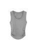 Estilo Coreano Nicho Verão Novo Camisole Modelador de Cintura Alta Modal Slim-fit Top Sem Mangas para Mulheres