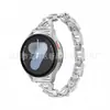 Adecuado para Correa de Reloj Samsung Séptima Generación en Forma de V 20 mm Liberación Rápida Pulsera Metálica en Forma de V Correa de Reloj con Diamantes Cintura Pequeña Metal