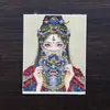 Venta al por mayor del fabricante Estilo Xizang Thangka Dorado de Colores Zakhilaam Vida Pasada y Presente Tara Verde Lienzo Thangka Reemplazable