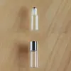 Botellas de Vidrio Rodillo al por Mayor en Stock 1-10 ml Botellas Dispensadoras de Aceite Esencial y Perfume con Tapas de Aluminio Botellas Vacías Portátiles Directo del Fabricante