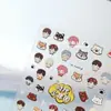 Nuevas Pegatinas para Uñas de Apoyo a Boy Group Era Tnt en Stock al por Mayor Pegatinas de Animales para Uñas Caricatura Original Lindo