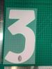 24-25AC Colección para dos pasajeros Vestido de adulto Estampado de letras con número de jersey Transferencia de calor de número Mapa Pelota