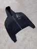 Sudadera Creativa Punk Estilo Americano Otoño e Invierno, Estilo Gótico High Street, Sudadera con Cremallera Personalizada Estilo Hip-Hop Street