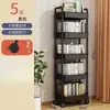 Carrito de almacenamiento de bocadillos de gran capacidad con múltiples capas, color crema, adecuado para uso en dormitorios, estante móvil junto a la cama para uso doméstico