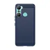Adequado para Capa de Celular Transsion Hot12 Pro Capa Protetora de Celular Fibra de Carbono Escovada Infinix Hot12 Pro